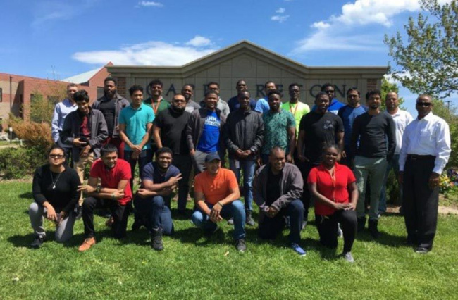 The first group of Guyanese operations and maintenance trainees (Photo: Guyana Chronicle)