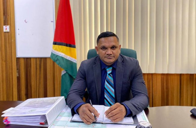 Minister of Natural Resources, Vickram Bharrat