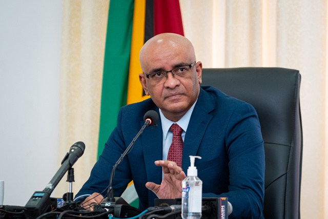 Vice President, Hon. Dr. Bharrat Jagdeo 